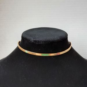 Baublebar gold tone cuff choker necklace cuff